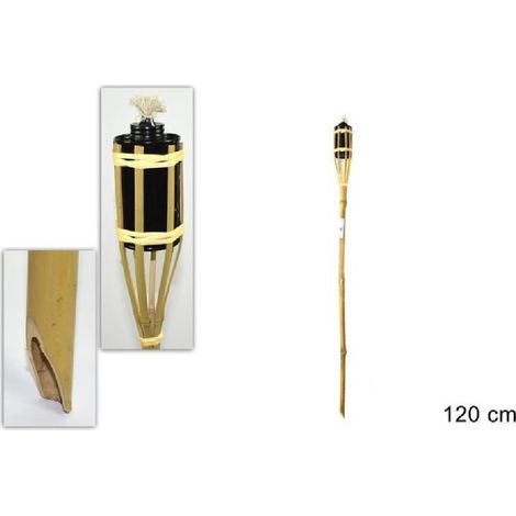 Mèche De 120 Cm En Bambou Pour Torche De Jardin Extérieur Ro000444 (1/2)