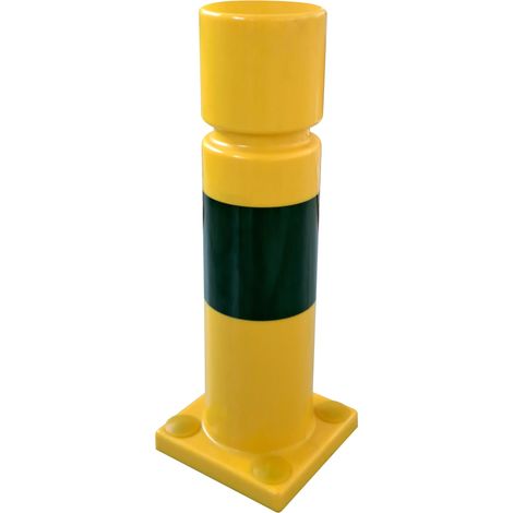 Poteau de protection à mémoire de forme RS PRO, Jaune, longueur 400mm ( Prix pour 1 ) (1/2)