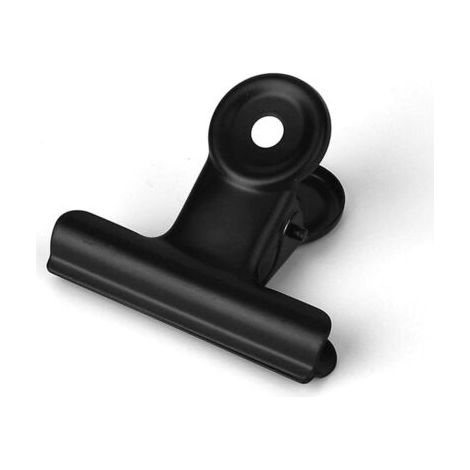 Lot de 10 Noir Mini Clips De Charnière en Métal Petits Trombones De Charnière Clips De Reliure en Métal Clip De Charnière en Métal Pinces À Fichiers Trombones pour Sacs (1/2)