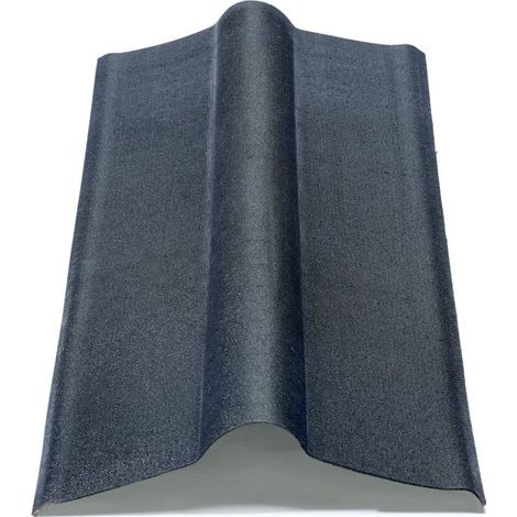 Onduline Firsthaube Ondalux 100 x 18 cm schwarz Dachpappe & Bitumen