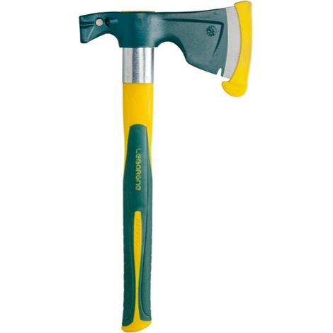 Leborgne – Hachette Batipro Novamax 37 cm – Taillant 9 cm pour charpente et maçonnerie – Manche tri-matière ergonomique – Aimant porte-clou intégré (1/10)