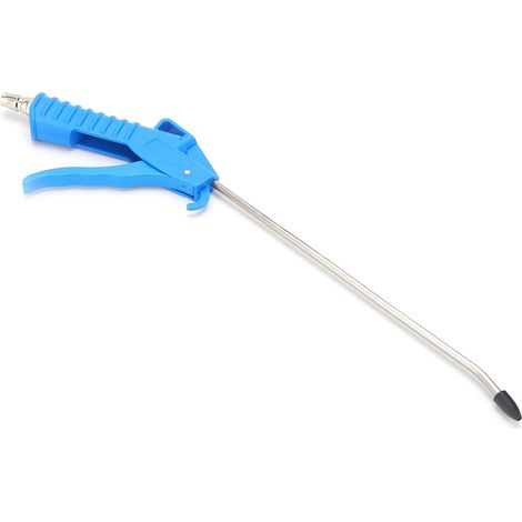 Pistolet à air comprimé à buse longue en acier inoxydable, outil de nettoyage pneumatique haute pression résistant (1/5)