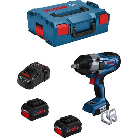 Avvitatore a impulsi Bosch BITURBO GDS 18V-1000 2x ProCore 5,5 Ah, caricabatterie in L-Boxx