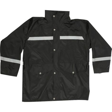 Ensemble imperméable réfléchissant 2 pièces, coupe-vent et imperméable, pour la sécurité routière (XL) (1/5)