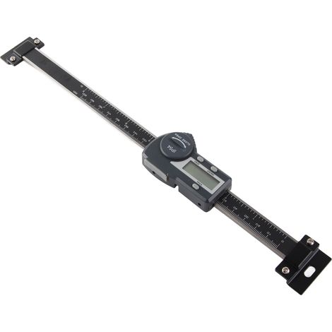 Pied à coulisse numérique horizontal IP54 avec affichage LCD, réglette linéaire de mesure 0-200mm/0-7,9in, fonction remise à zéro et maintien des données, outil de mesure digital de précision (1/5)