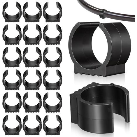 Protège-Pieds en Plastique pour Pieds de Chaise en U 38-42 MM, 20 Capuchons, Protection Antidérapante pour Mobilier de Jardin et Terrasses (1/5)