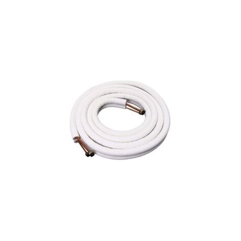 Tuyau En Cuivre Isolé 1/4 '' 3/8 '' Climatiseur Tuyaux Raccords Paire Tube De Bobine - 2M
