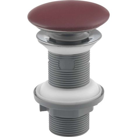 Sapho Infinity - Piletta di scarico Click-Clack per lavabo, maroon red 38TP0169I (1/3)