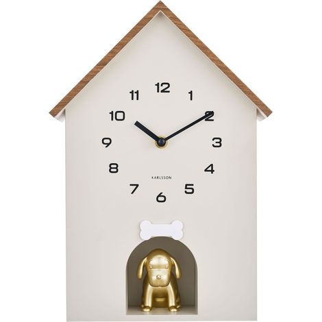 Orologio da Parete Dog House Warm Grey Karlsson