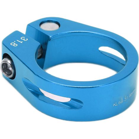 Fahrradsattelklemme, Sattelrohrklemme aus Aluminiumlegierung für Mountainbikes und Rennräder, blau (1/5)