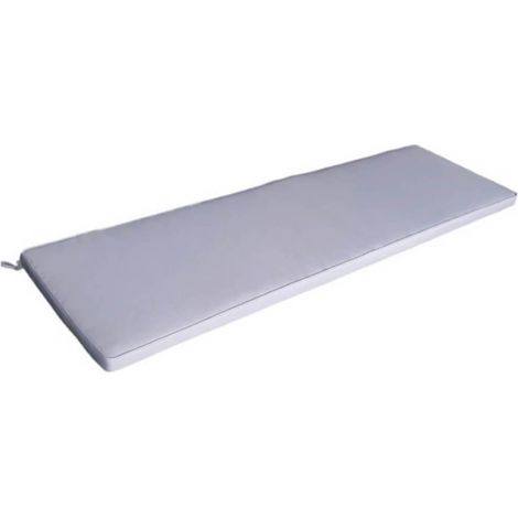 Cuscino rettangolare in poliestere sfoderabile idrorepellente 110x45 cm - Grey