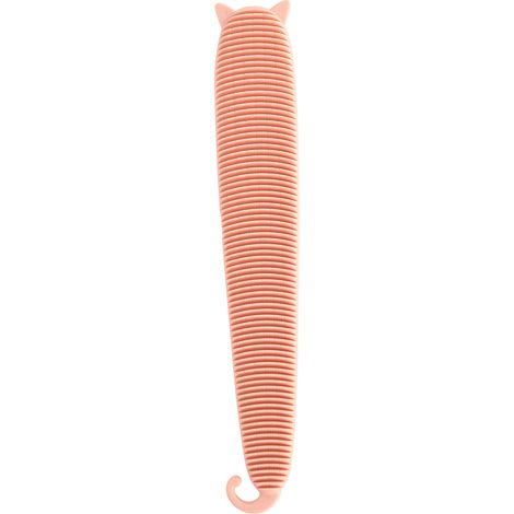 Brosse texturée pour langue de chat, brosse démêlante, peigne pour démêler, outil de toilettage pour animaux de compagnie, rose (1/5)