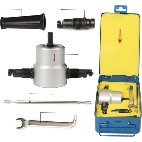 Coupe-tôle Coupe-grignoteuse Pour Métal Aluminium Fer Plastique Et Bois Outil De Coupe Sans Outil Pour Réparations Et Applications Diverses (1/5)