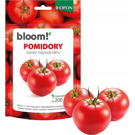 ¡BOPON BLOOM Tomates - Fertilizante soluble Biopon por 200 litros de agua 1 unidad.