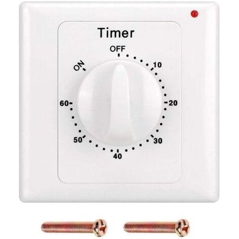 AC 220 V Interrupteur Minuterie Pompe Haute Performance Commande Électronique Compte à Rebours Mécanique Socket Time Switch-60min (1/4)