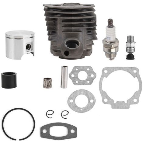 Cylindre-piston 46 mm avec kit de joints, pour moteurs Husqvarna 50, 51 et 55 Rancher Nikasil (1/5)