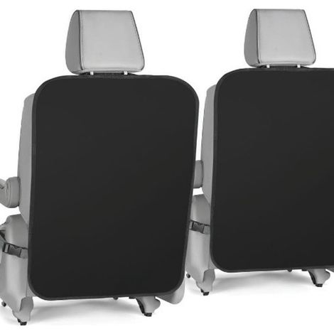 Lot de 2 protections de dossier pour siège auto, en tissu Oxford imperméable, anti-coups de pied, faciles à nettoyer, 66 cm x 52 cm (1/5)
