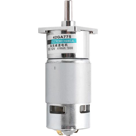 Moteur à courant continu 12V XD-42GA755 500tr/min, réducteur de vitesse miniature, aimant permanent, sens horaire/antihoraire, pour automatisation industrielle (1/5)