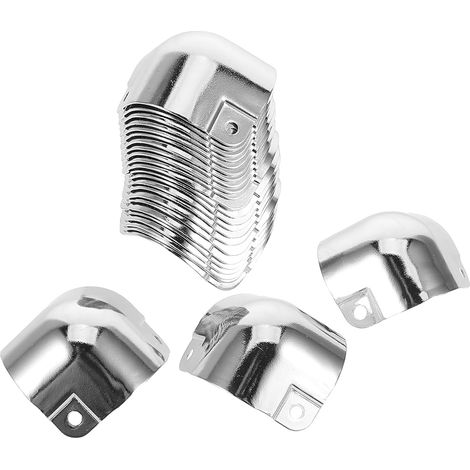 20 protège-coins décoratifs, aluminium, adhésif, pour boîtes (1/5)
