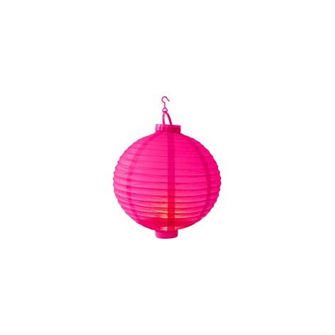 Lampion LED rose 30 cm – Lanterne décorative lumineuse avec piles AAA – Idéal pour mariage, anniversaire et fêtes (1/4)