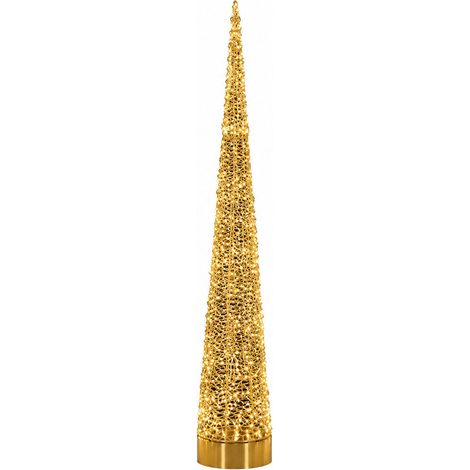 Ad Trend Albero di Natale in ferro e PE oro con 2.400 LED H 280 cm (1/3)