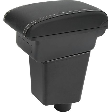 Boîte à accoudoir centrale rangement cuir synthétique fermeture silencieuse pour Captur Clio 4 (1/5)