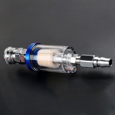 Wasser-/Ölabscheiderfilter für Farbpistolen, Zubehör für Luftkompressoren, Schnellkupplung, Pumpenersatzteil, Druckregler, 1/4 Zoll. (1/5)