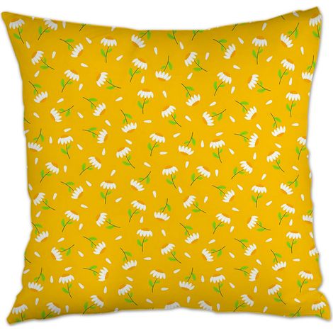 Housse de coussin carréeanti-ride pour canapé fauteuil lit chaise décoratif de ferme (1/5)