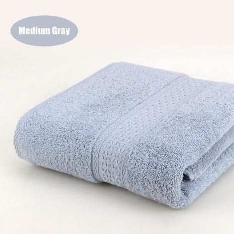 Serviette de bain,Grande serviette de bain japonaise en coton pur,17 couleurs,Super absorbante,épaisse,douce- 74x34cm -1 pc[X]
