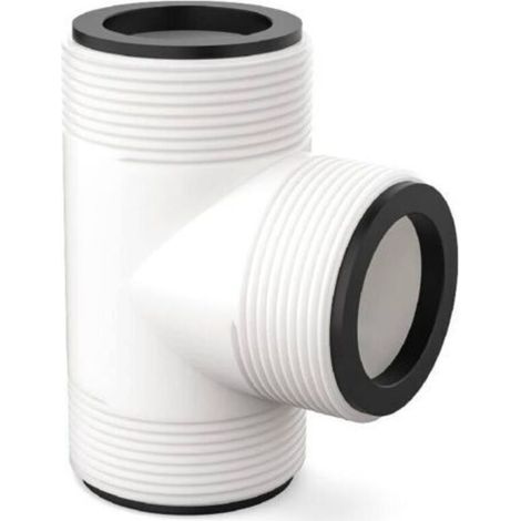 Raccord en T pour tuyau de piscine, kit de raccordement de 1,5 pouce, compatible avec les raccords en T pour tuyaux de piscine, pour les pièces de raccordement des tuyaux des piscines hors sol. (1/5)