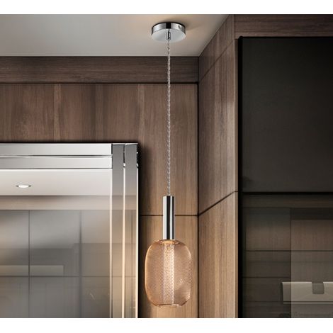 LAMPARA 1L MICRON CROMO/ORO (1/5)