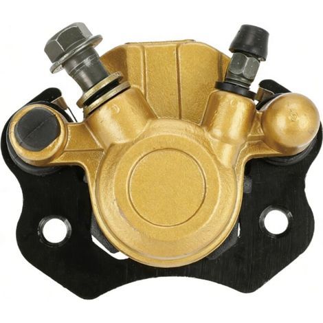 Étrier de frein arrière doré avec plaquettes de frein et filtre à carburant, pour moto Coolster Taotao 50-250cc (droite). (1/5)