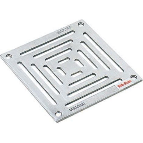 DALLMER Rejilla ES 190, maciza, 190 x 190 mm, 501202