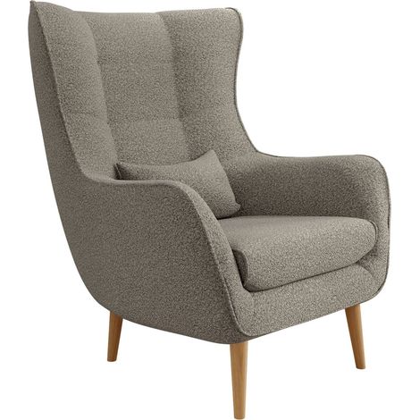 Sillón Comfivo Ulmus VI, Lambi 03, 106x80x95cm, Tapiz, Patas: Madera, 0, Parcialmente montado (1/5)