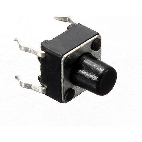 2 pièces Interrupteur Momentané Tactile Mini PCB Bouton Poussoir SPST Haute Qualité (1/2)