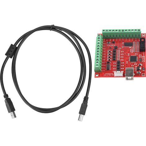 Bewegungssteuerungsplatine, professionelles 100-kHz-MACH3-Rotservomotormodul mit Unterstützung für Vierwellengestänge für industrielle Anwendungen (1/5)