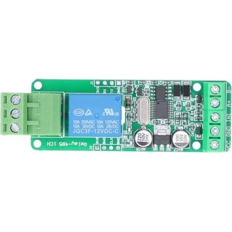 Module de Commande Relais 1 Canal avec Interface RS485 TTL et Alimentation 12V (1/5)