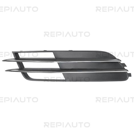Grille de pare-choc avant gauche noire moulure chromée Audi A6 4 (4G2-C7-4GC/4G5-C7-4GD) phase 1 2011-2014