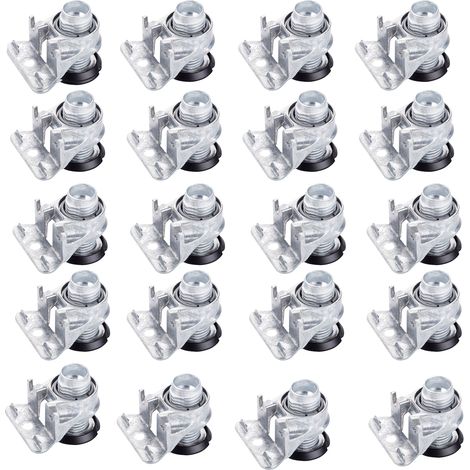 20 Stück Sockelhöhenversteller INTEGRATO Höhe 37,5 mm Verstellfuß höhenverstellbar max. 25 mm Sockelfuß mit Tragkraft 175 kg / Stück Schrankfuß mit Bodengleiter Sockelgleiter Schrankfuß von SOTECH (1/5)
