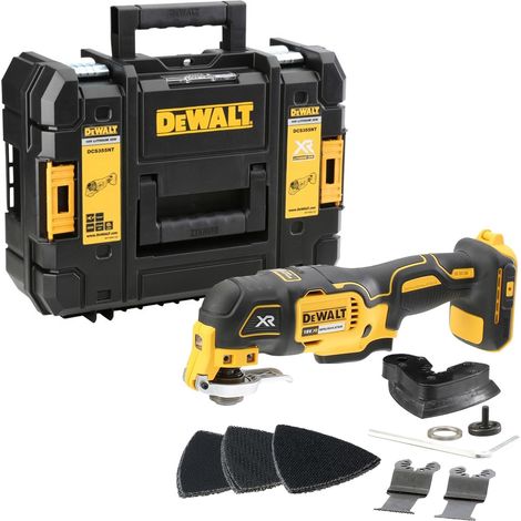 Dewalt DCS355N 18v XR Brushless Oscillating Multi Tool + 12 Accessories + Tstak (1/5)