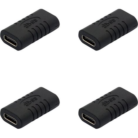Compatible avec l'adaptateur USB-C femelle-femelle à 4 ports, l'adaptateur mini USB-C à connexion directe et le convertisseur d'interface USB 3.1 Type-C. (1/3)