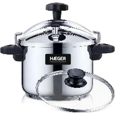 Haeger Inox Plus pentola a pressione acciaio inossidabile 6L