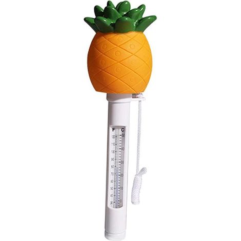Thermomètre flottant incassable en forme d'ananas pour piscine (1/4)