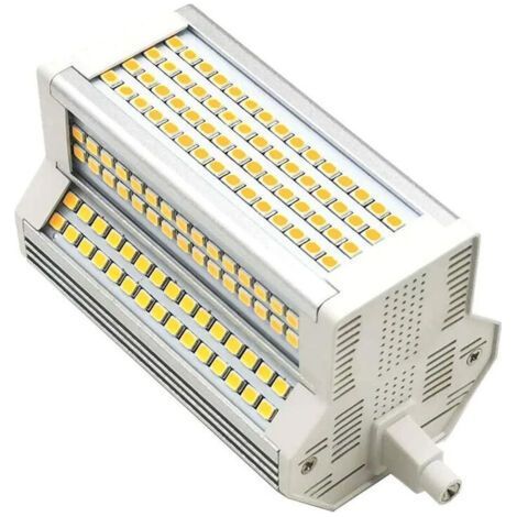 Ampoule LED R7S 50W Lumière chaude Dimmable 3000k Double Extrémité J118 Type J 118mm 4.64 Projecteur LED 5000LM Equivalent 500W Halogène Lampadaire 200 Degrés Intérieur (1/4)