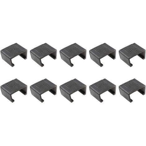 Lot de 20 clips de fixation pour meubles en rotin, destinés à la fixation de canapés d'angle. (1/5)