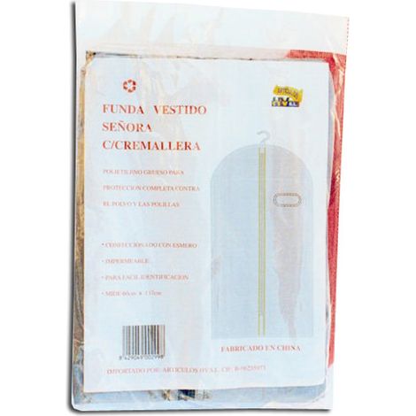 Copertura trasparente per vestito HOGAR BLISTER