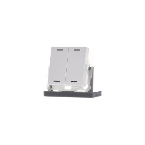 MDT technologies Taster Light 55 2-fach RGBW, rws/glä, neutral BE-TAL55T2.01