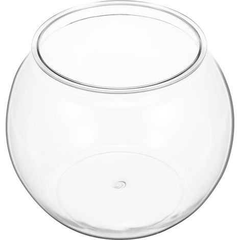 Aquarium Transparent Décoratif pour Betta Ambiance Noël en Pet Blanc (1/5)