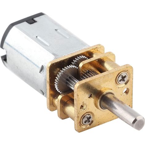 DC Gear Motor 3V GA12-N20 Metal Gearbox Low Noise High Torque 15-1000 RPM for Robotic Applications (300 RPM) (1/5)