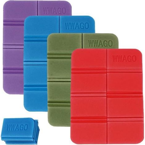 Coussin Pliant - XPE - Imperméable - Isolant Thermique - 40 x 30 cm - Vert (1/4)